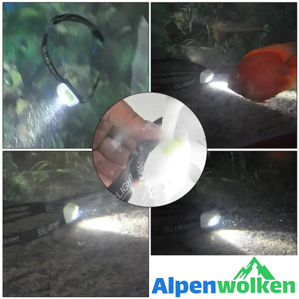 Alpenwolken - Wasserdichte LED Stirnlampe