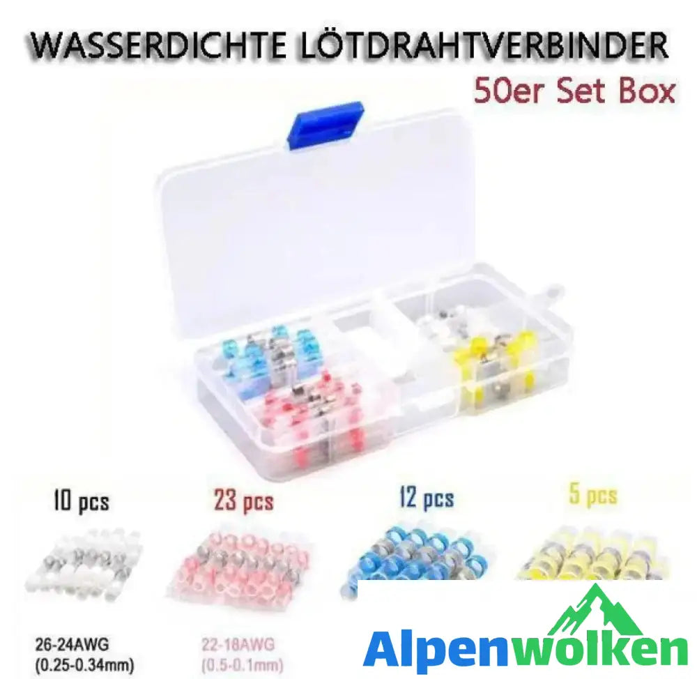 Alpenwolken - Wasserdichte Lötdrahtverbinder