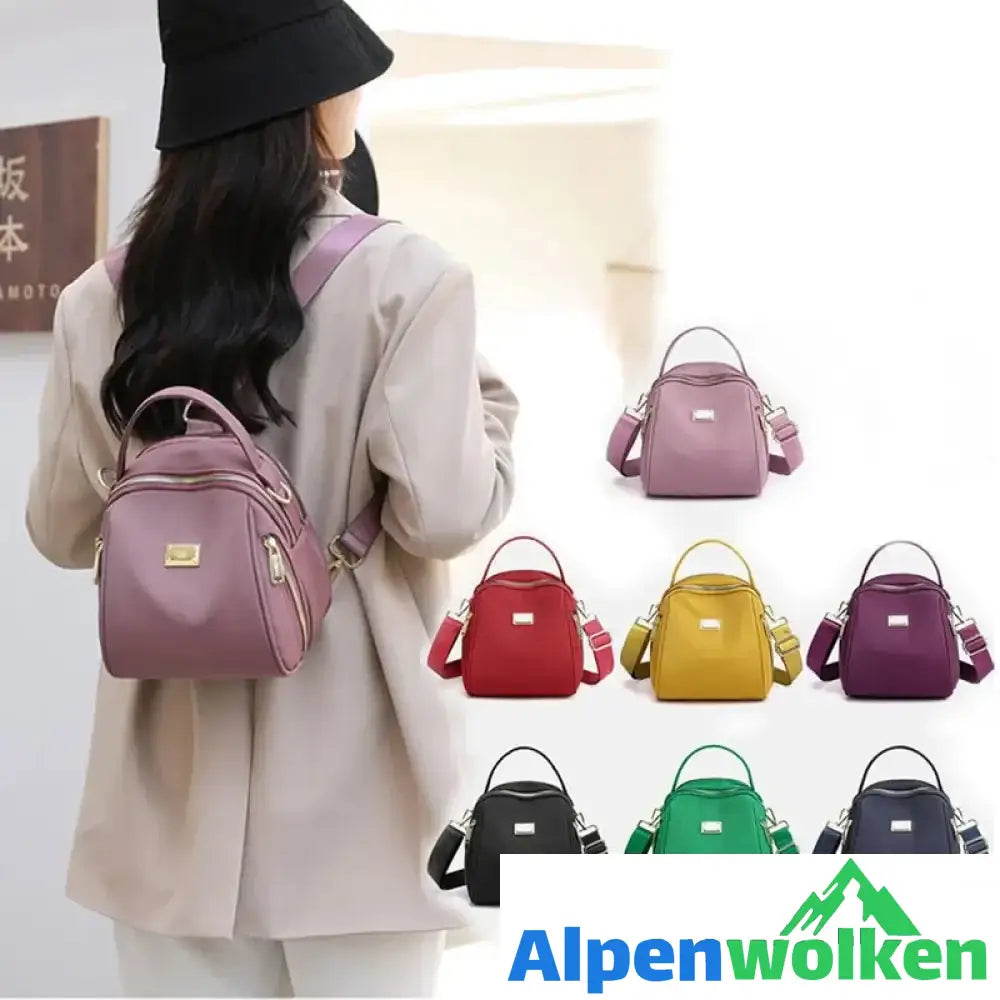 Alpenwolken - 🌸Wasserdichte Mehrzweck-Schulterrucksacktasche aus Nylon🌸