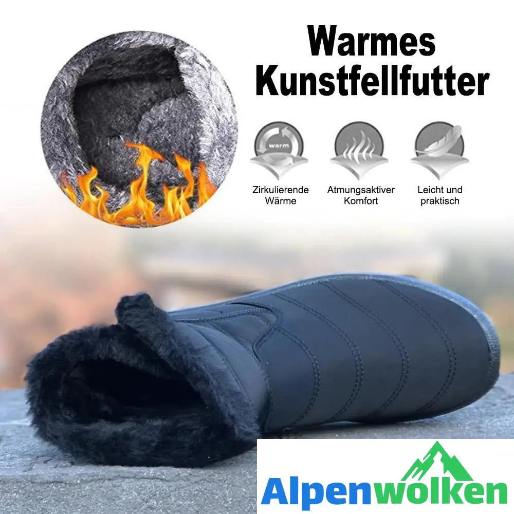 Alpenwolken - Wasserdichte Schneeschuhe warm halten