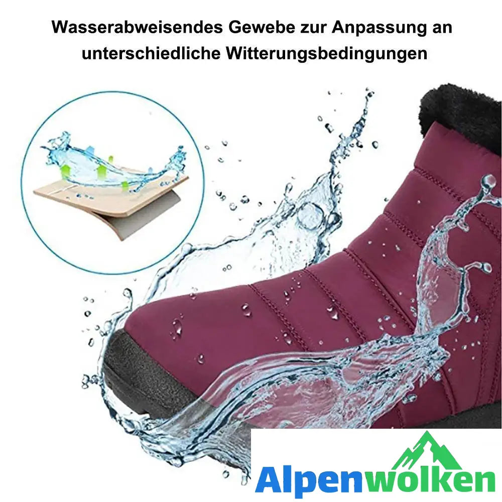 Alpenwolken - Wasserdichte Schneeschuhe warm halten