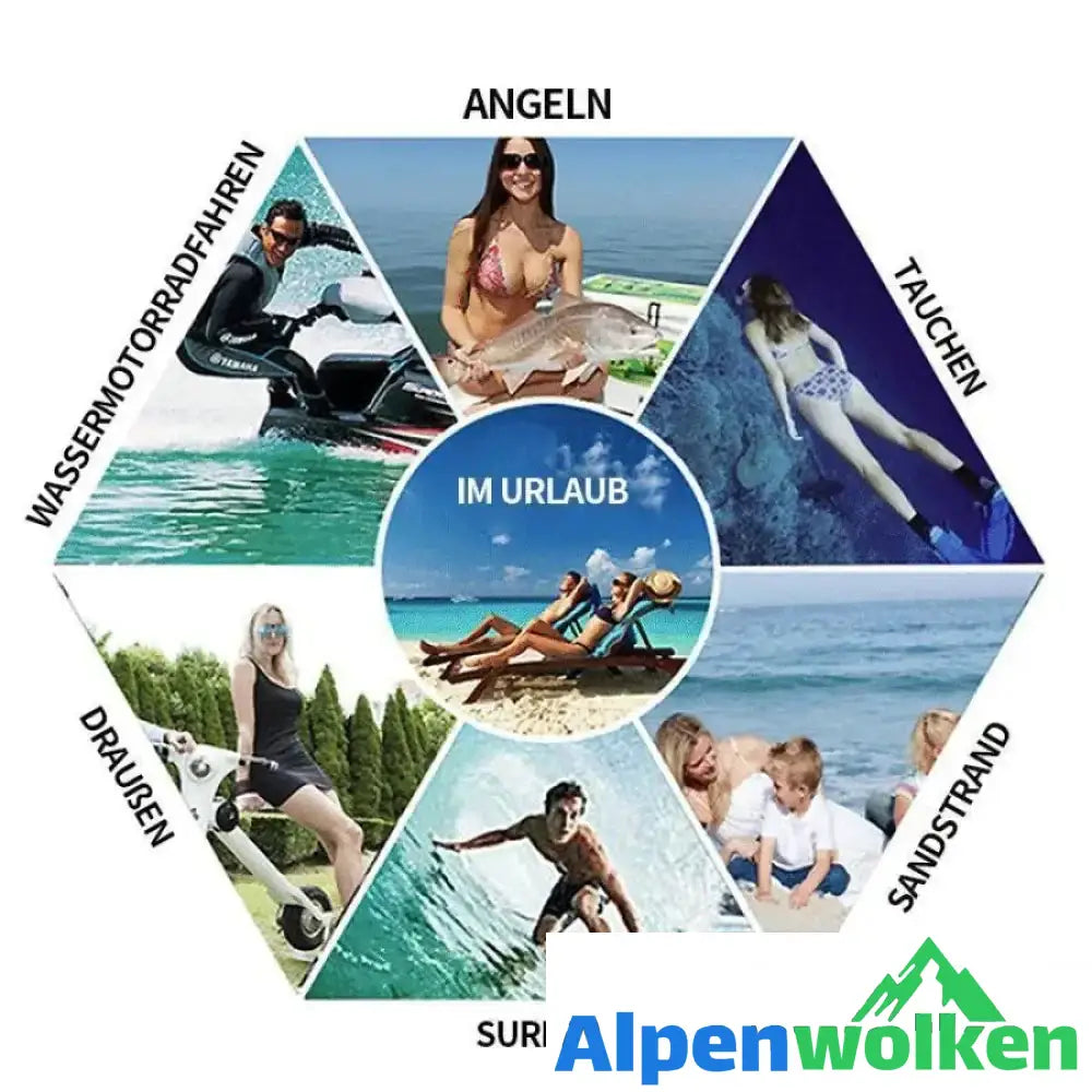 Alpenwolken - Wasserdichte, schwimmende Handytasche