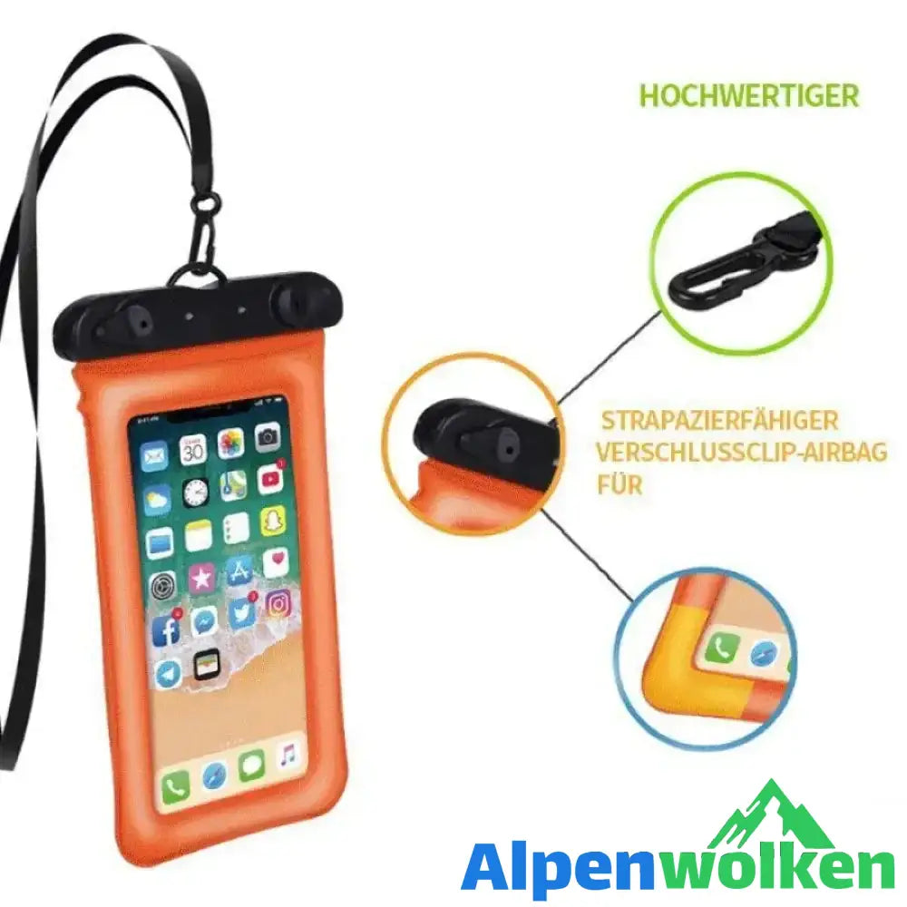 Alpenwolken - Wasserdichte, schwimmende Handytasche