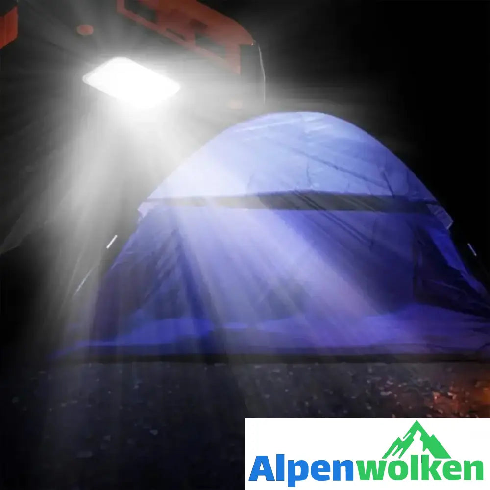 Alpenwolken - Wasserdichte Solarenergiebank mit Taschenlampe