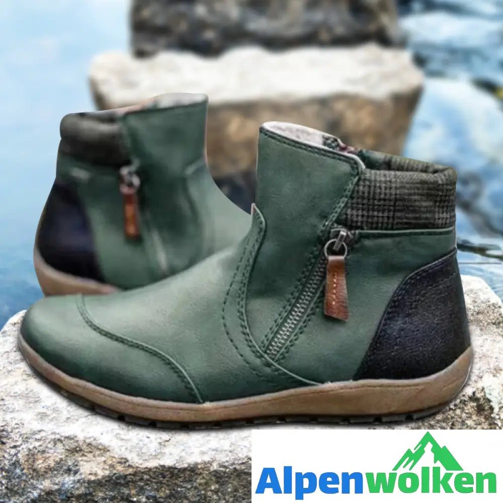 Alpenwolken - Wasserdichte Stiefel mit Reißverschluss für Damen