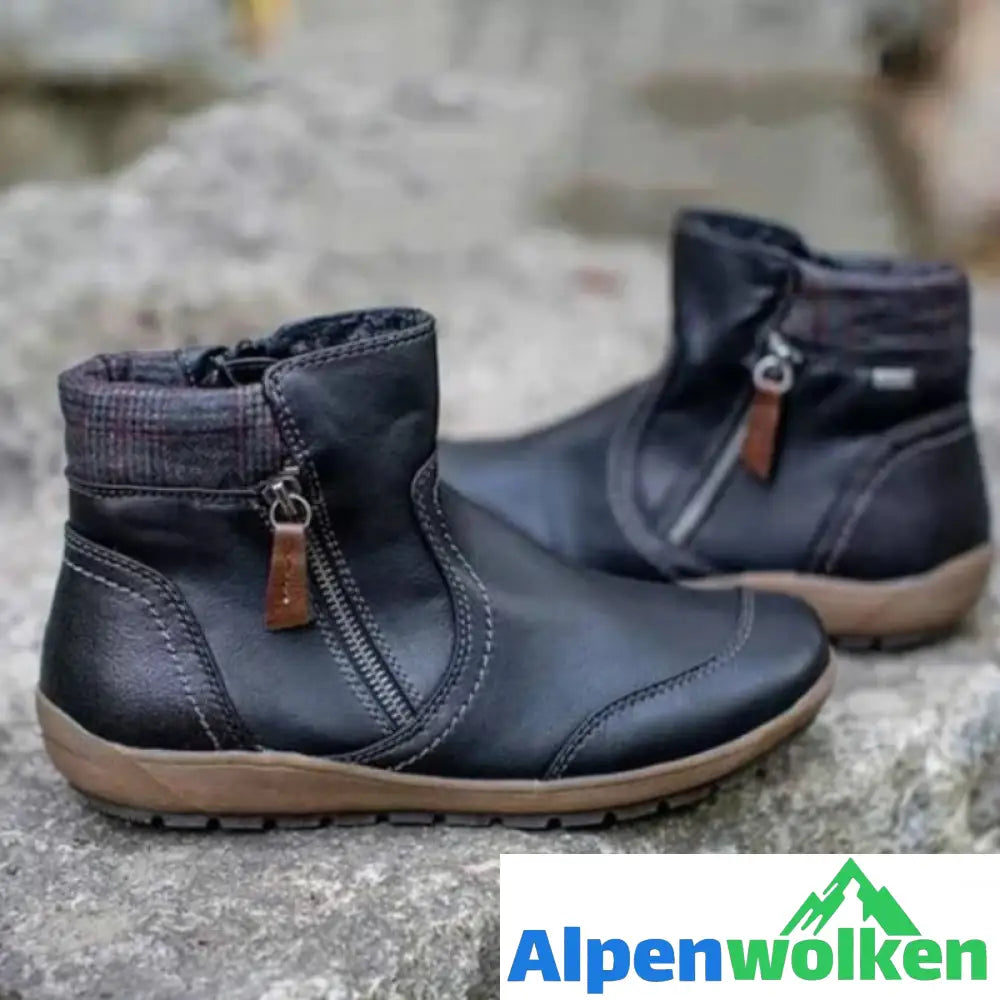 Alpenwolken - Wasserdichte Stiefel mit Reißverschluss für Damen