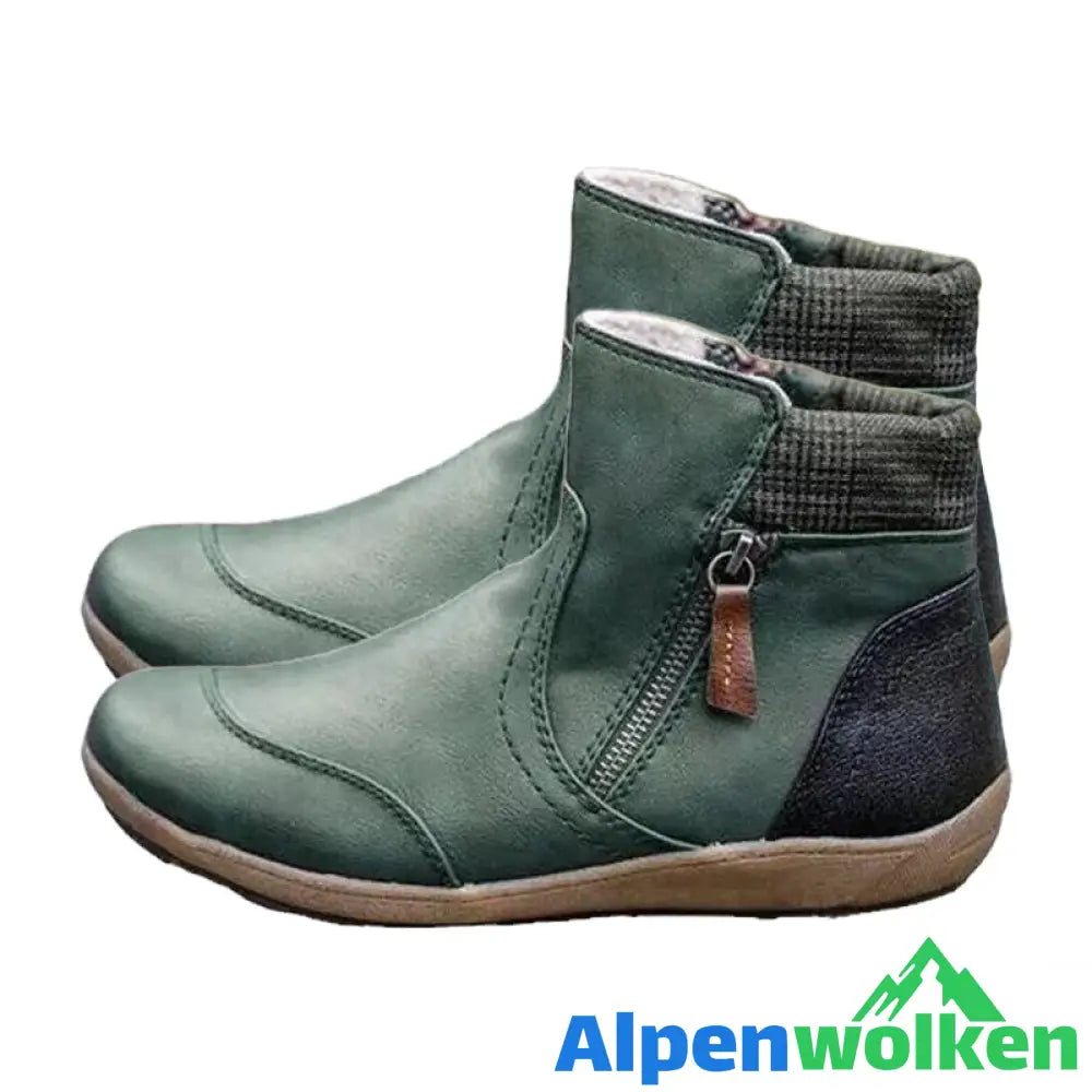 Alpenwolken - Wasserdichte Stiefel mit Reißverschluss für Damen