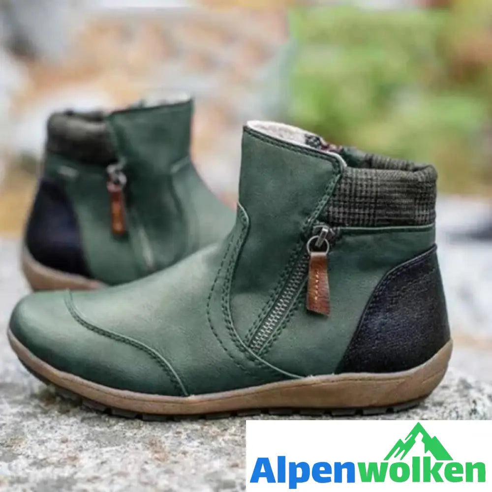 Alpenwolken - Wasserdichte Stiefel mit Reißverschluss für Damen