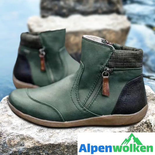 Alpenwolken - Wasserdichte Stiefel mit Reißverschluss für Damen