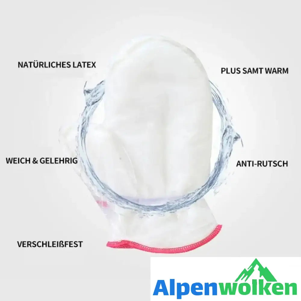 Alpenwolken - Wasserdichte Warme Bambusfaser-Handschuhe für Hausarbeit