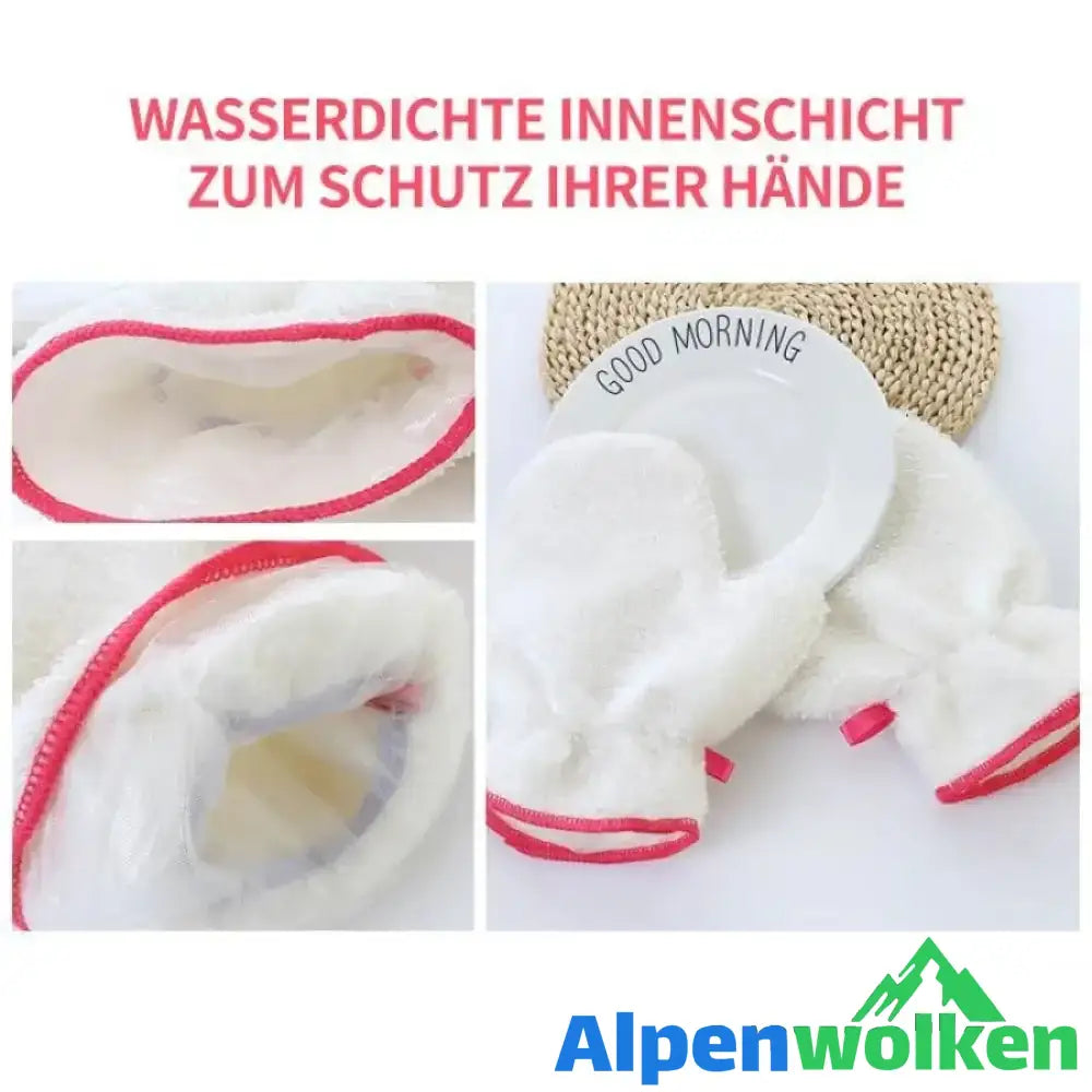 Alpenwolken - Wasserdichte Warme Bambusfaser-Handschuhe für Hausarbeit