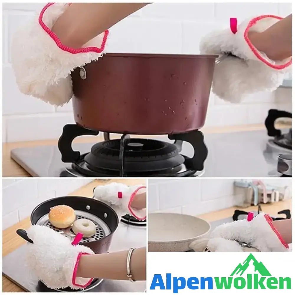 Alpenwolken - Wasserdichte Warme Bambusfaser-Handschuhe für Hausarbeit