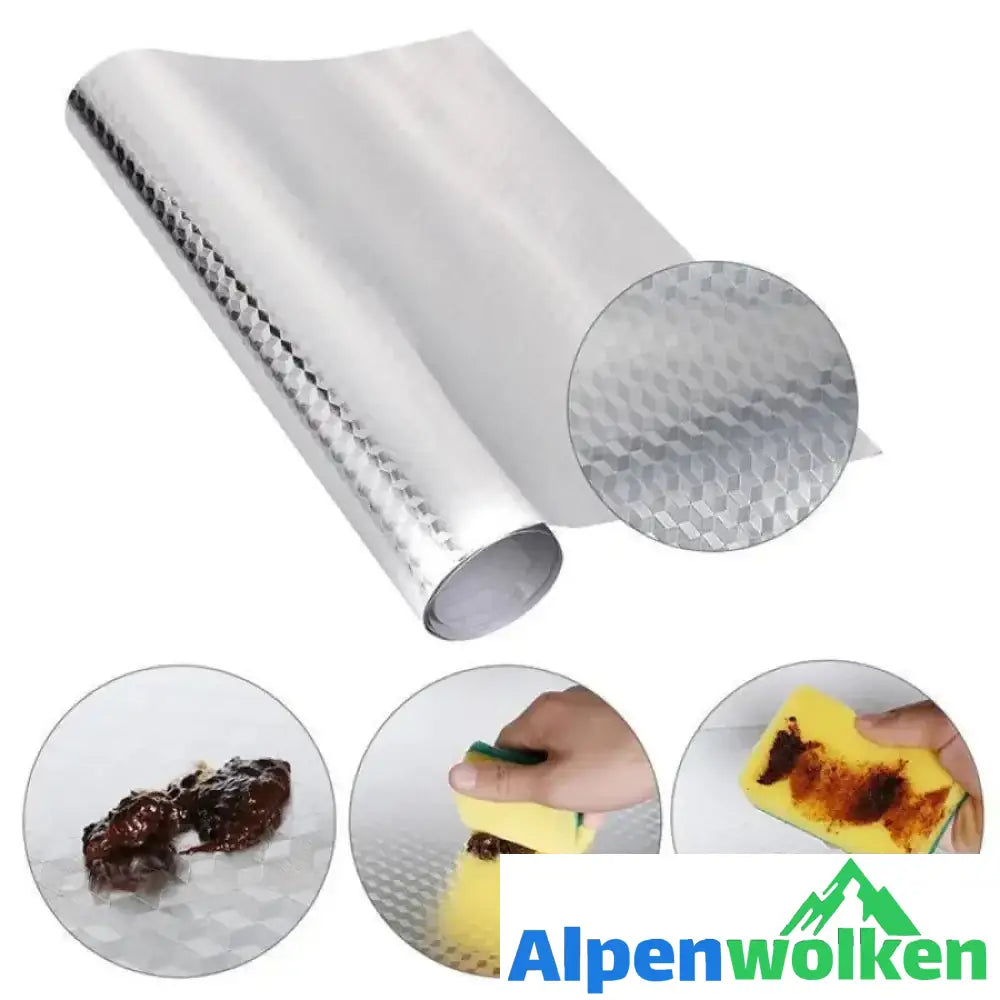 Alpenwolken - Wasserdichter ölbeständiger Aluminiumfolie-selbstklebender Wandaufkleber