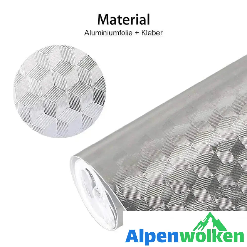 Alpenwolken - Wasserdichter ölbeständiger Aluminiumfolie-selbstklebender Wandaufkleber