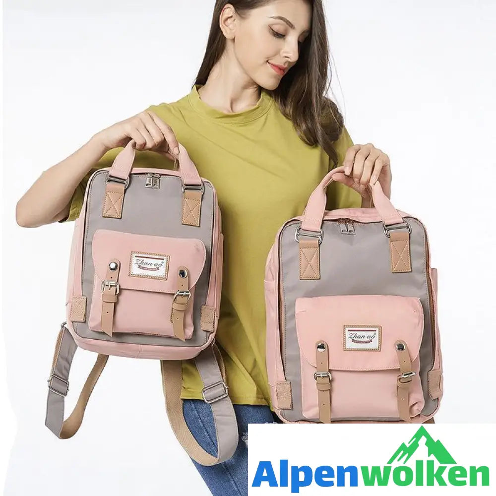 Alpenwolken - Wasserdichter Vintage Reiserucksack