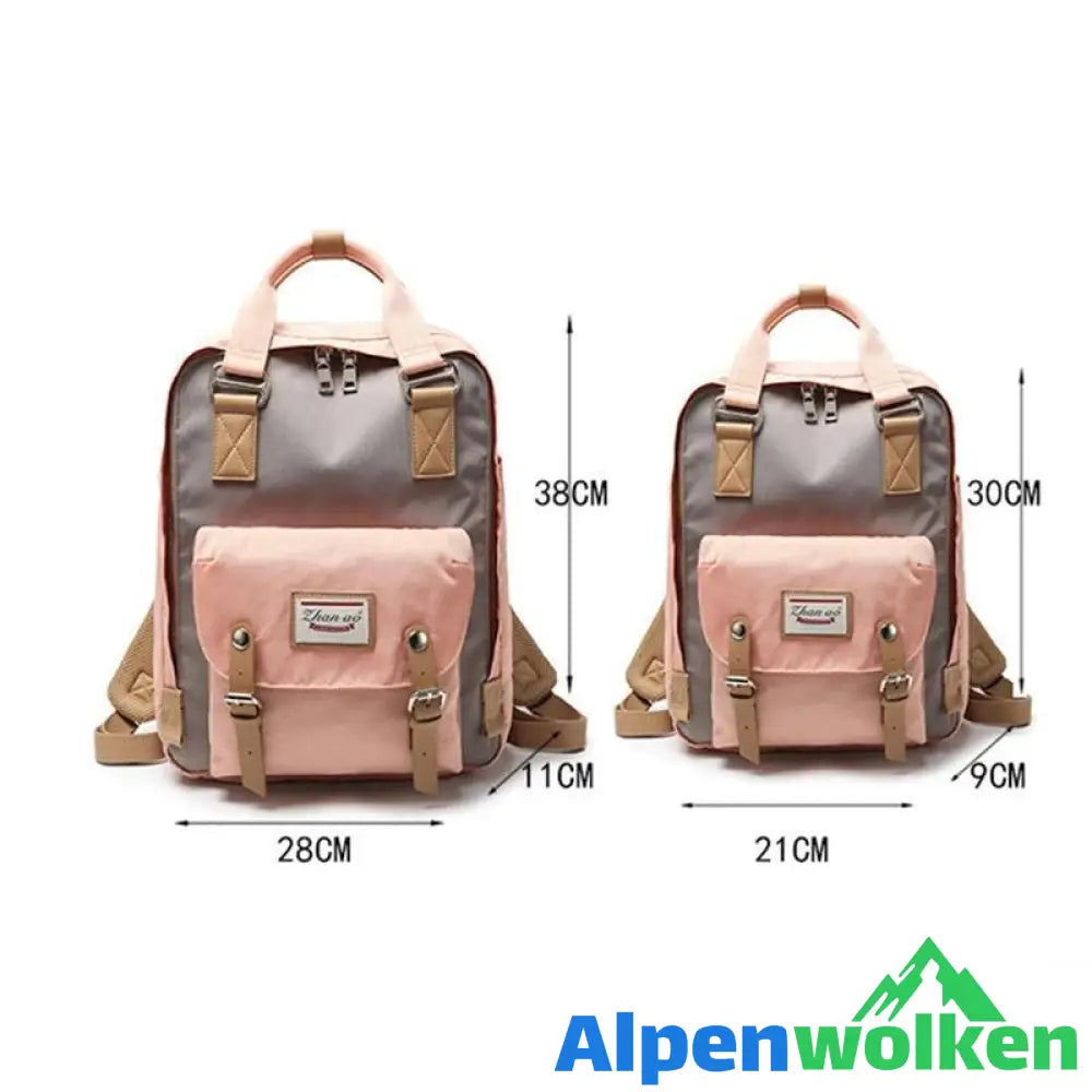 Alpenwolken - Wasserdichter Vintage Reiserucksack