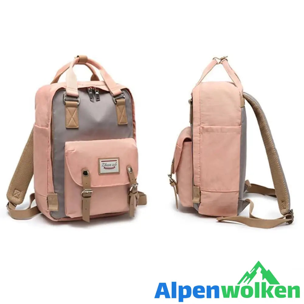 Alpenwolken - Wasserdichter Vintage Reiserucksack