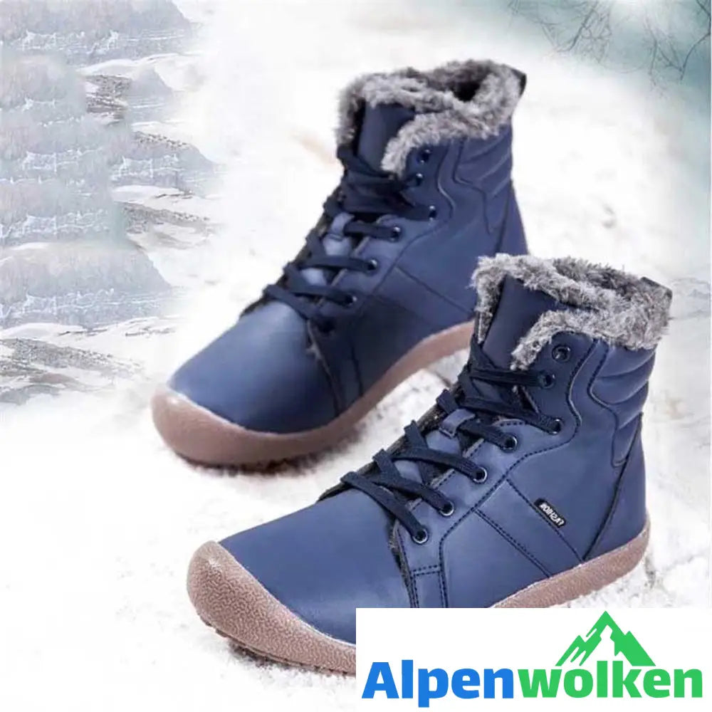 Alpenwolken - Wasserdichtes Outdoor Pelz gefütterte Winter warme hoche Schuhe