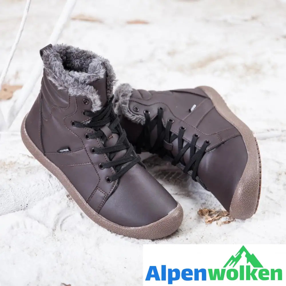 Alpenwolken - Wasserdichtes Outdoor Pelz gefütterte Winter warme hoche Schuhe