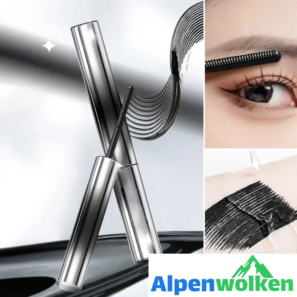 Alpenwolken - Wasserfeste und wischfeste Wimperntusche aus Metallflasche