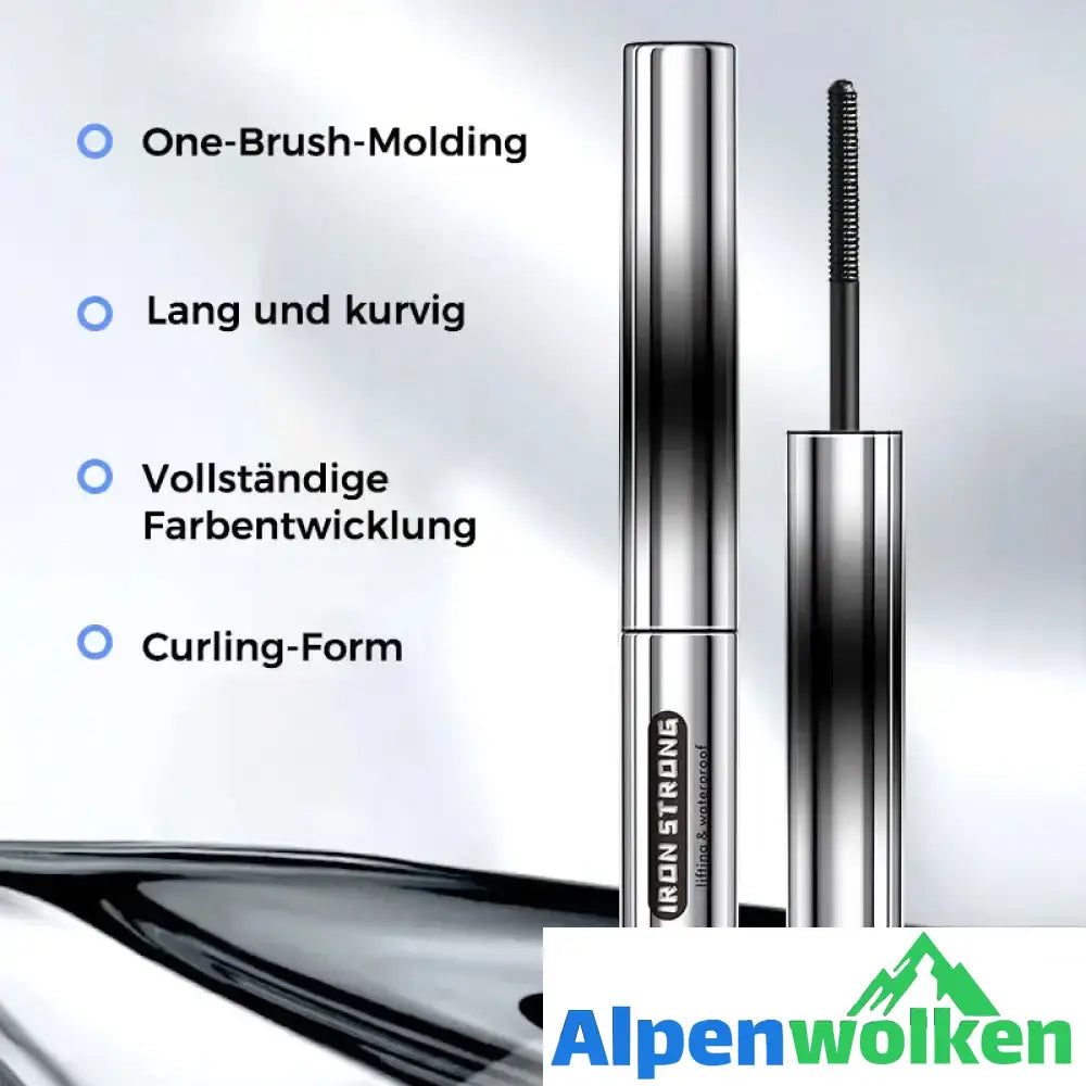 Alpenwolken - Wasserfeste und wischfeste Wimperntusche aus Metallflasche