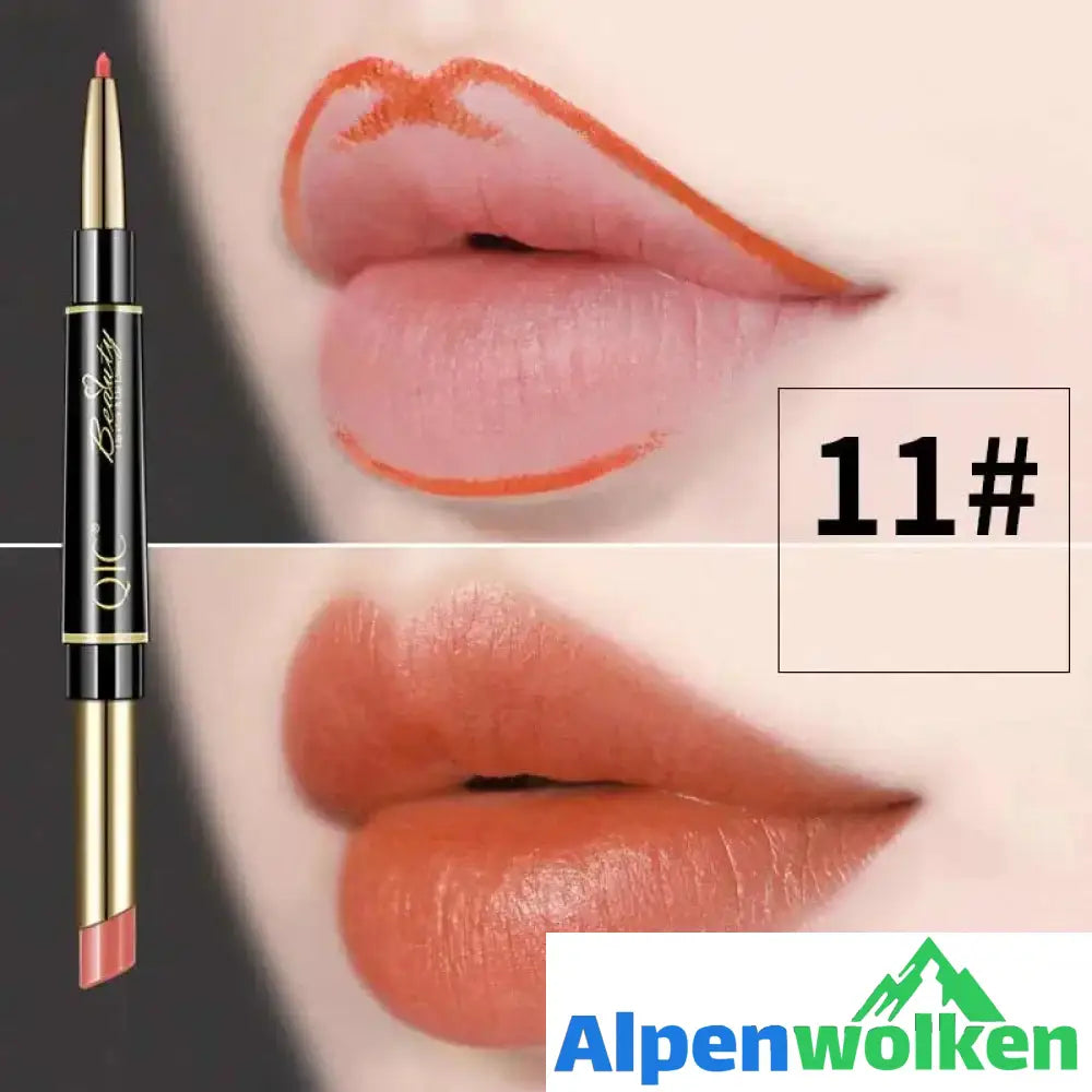 Wasserfester Doppelseitiger Lippenstift 11#