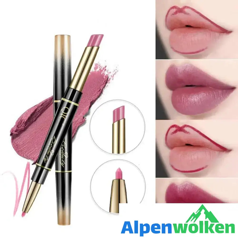 Alpenwolken - Wasserfester Doppelseitiger Lippenstift