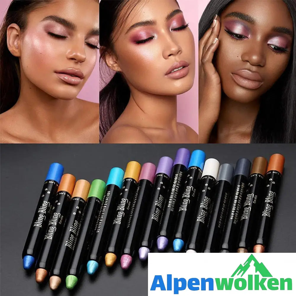 Alpenwolken - ✨Wasserfester Glitzer-Lidschatten-Eyeliner-Stift