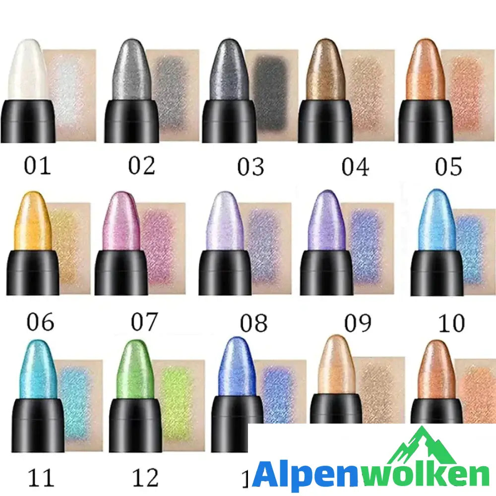 Alpenwolken - ✨Wasserfester Glitzer-Lidschatten-Eyeliner-Stift