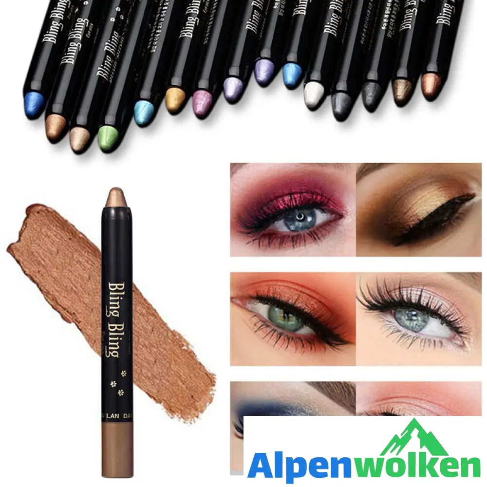 Alpenwolken - ✨Wasserfester Glitzer-Lidschatten-Eyeliner-Stift