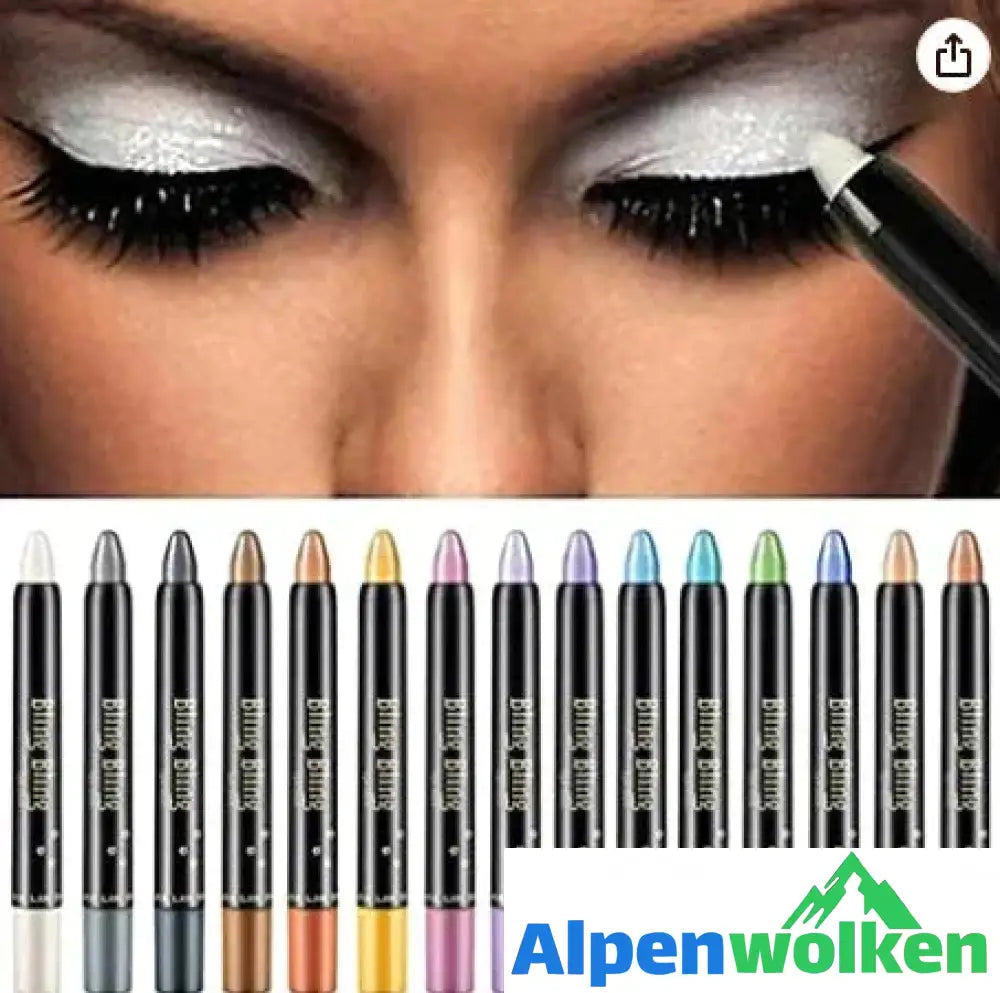 Alpenwolken - ✨Wasserfester Glitzer-Lidschatten-Eyeliner-Stift