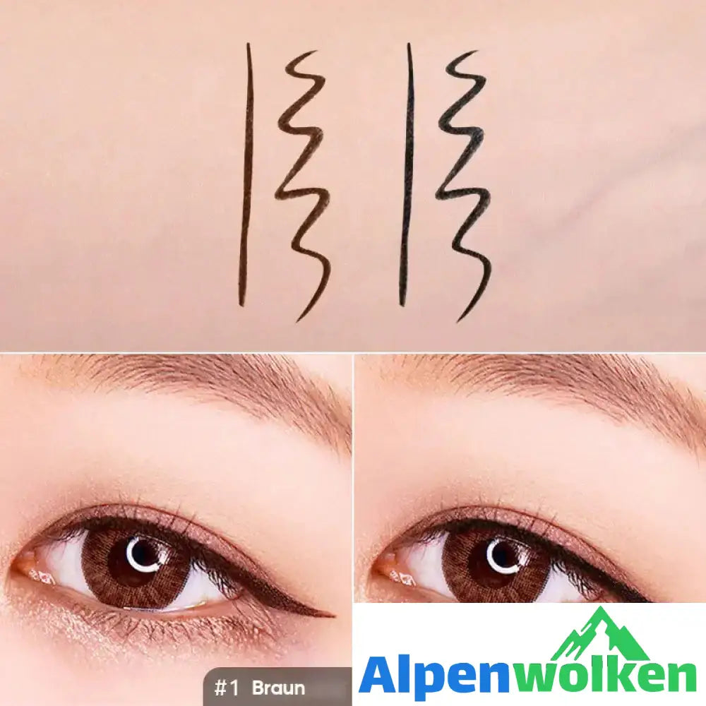 Alpenwolken - Wasserfester langlebiger Gel-Eyeliner