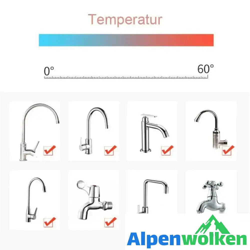 Alpenwolken - Wasserhahn-Beschleuniger-Filter