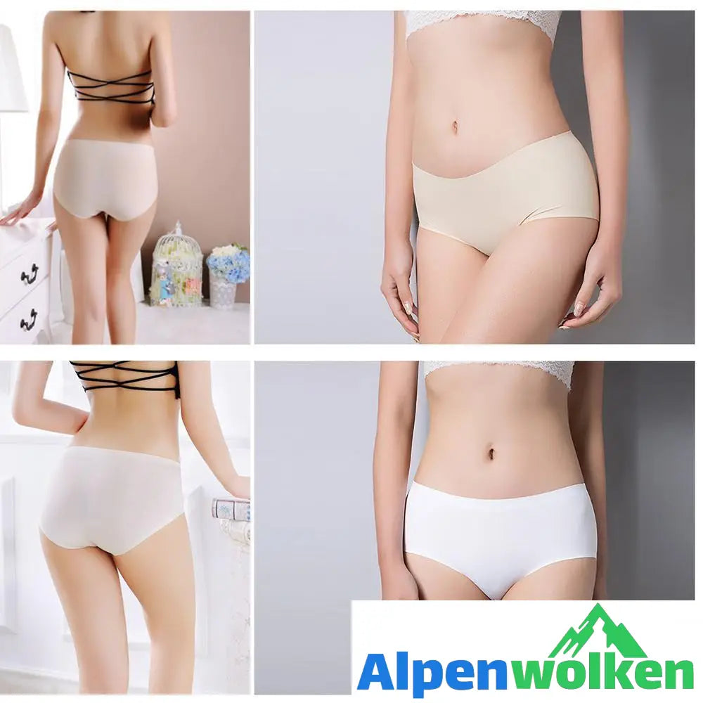 Alpenwolken - Weiche nahtlose Damen Unterhose, 3 Stücke