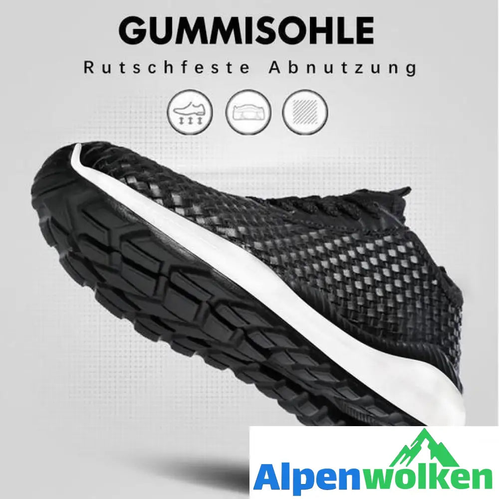 Alpenwolken - Weiche Und Bequeme Ultraleichte Atmungsaktive Gewebte Schuhe ，Unsex