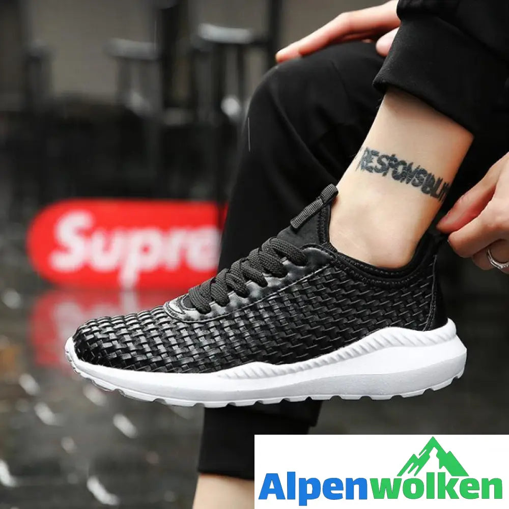 Alpenwolken - Weiche Und Bequeme Ultraleichte Atmungsaktive Gewebte Schuhe ，Unsex