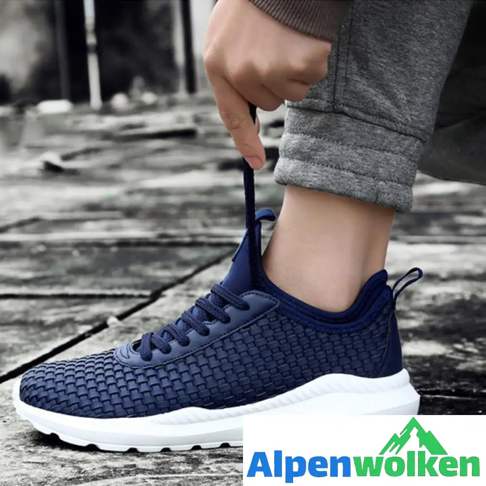 Alpenwolken - Weiche Und Bequeme Ultraleichte Atmungsaktive Gewebte Schuhe ，Unsex