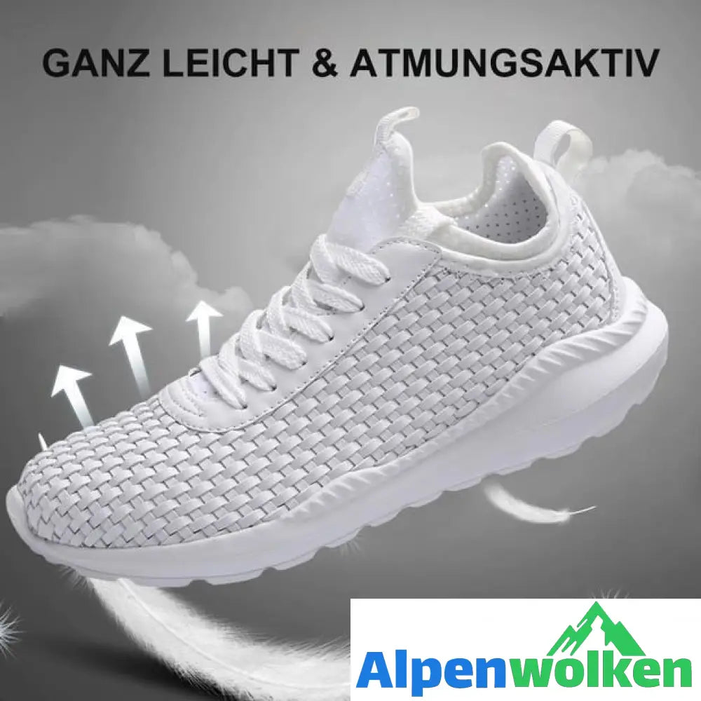 Alpenwolken - Weiche Und Bequeme Ultraleichte Atmungsaktive Gewebte Schuhe ，Unsex