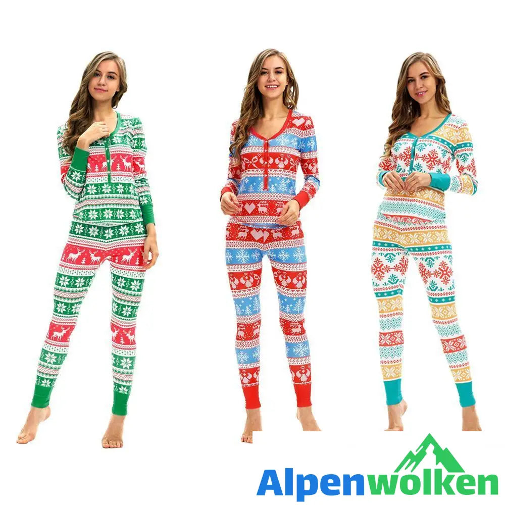 Alpenwolken - Weihnachten Digitaldruck Pyjamas