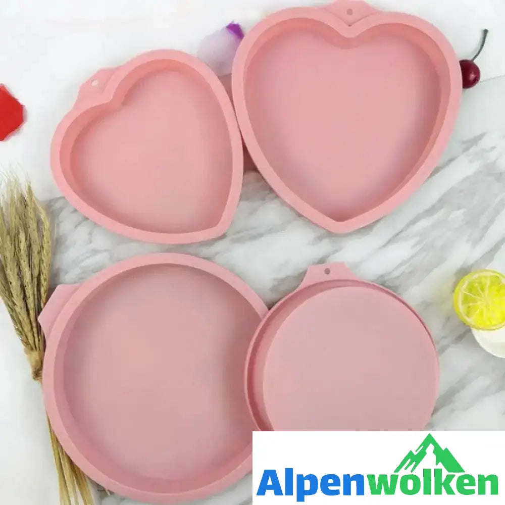 Alpenwolken - Weihnachten Kuchen Backform 1 rosa