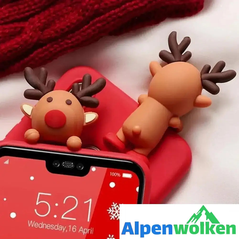 Alpenwolken - Weihnachten Thema weiche TPU Handyhülle