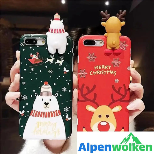 Alpenwolken - Weihnachten Thema weiche TPU Handyhülle