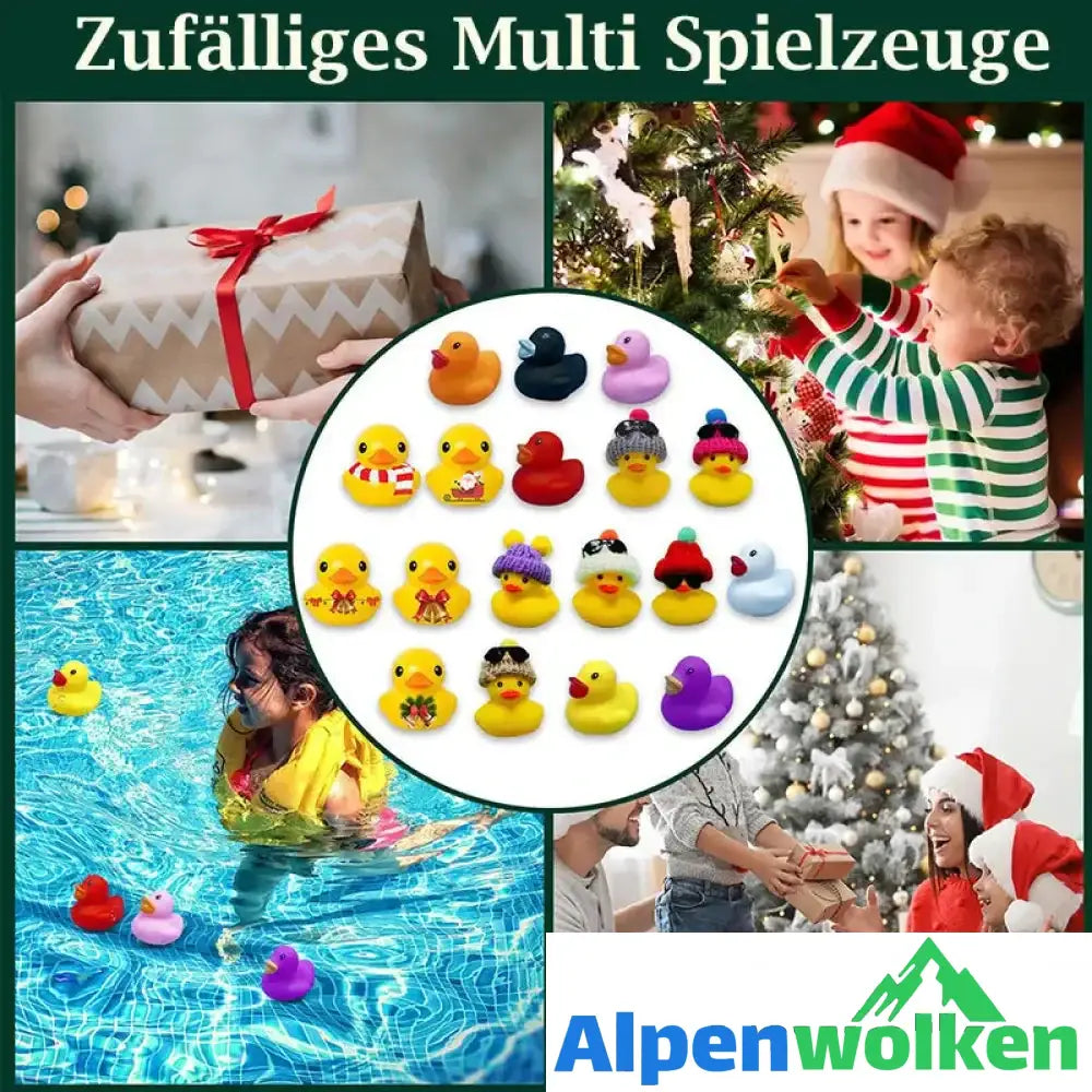 Alpenwolken - Weihnachtensblindkasten-Ente im Baden-Weihnachtenskalender