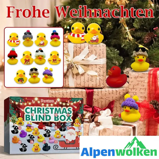 Alpenwolken - Weihnachtensblindkasten-Ente im Baden-Weihnachtenskalender