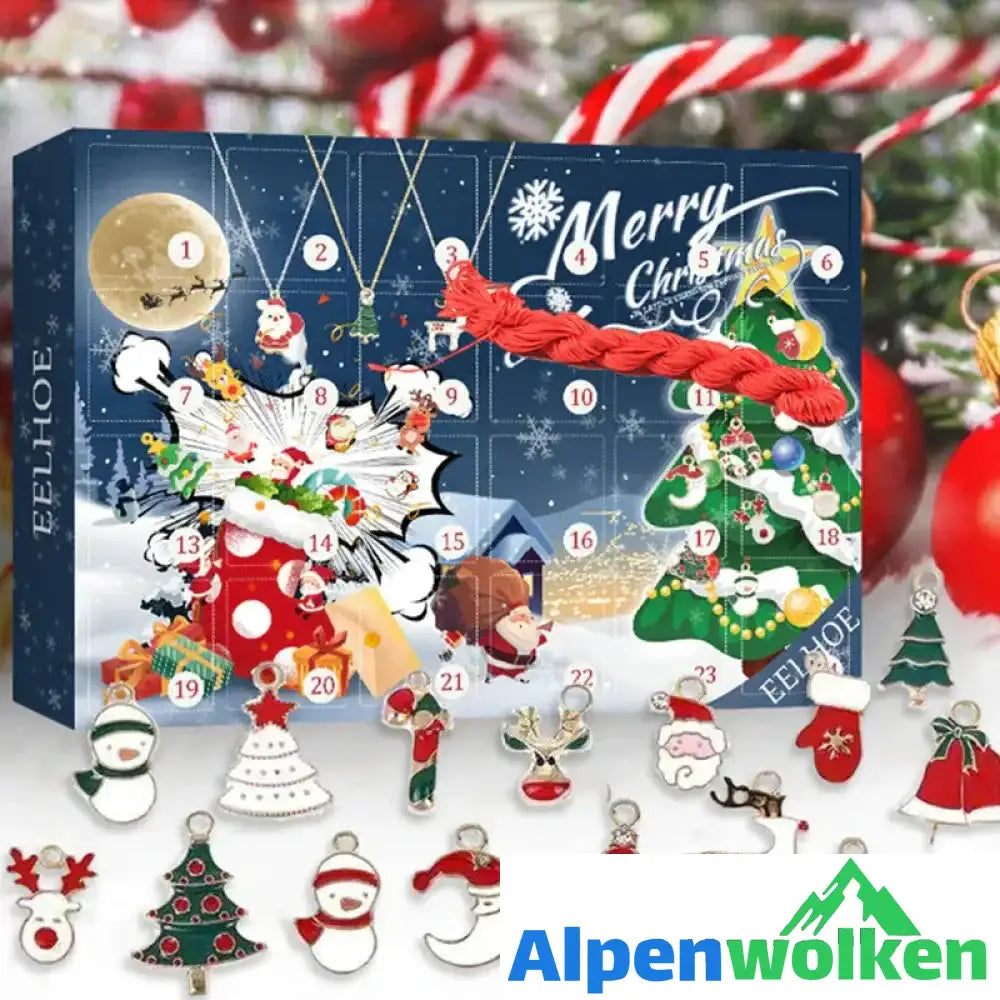 Alpenwolken - Weihnachtensblindkasten-Ente im Baden-Weihnachtenskalender hängende Blindbox