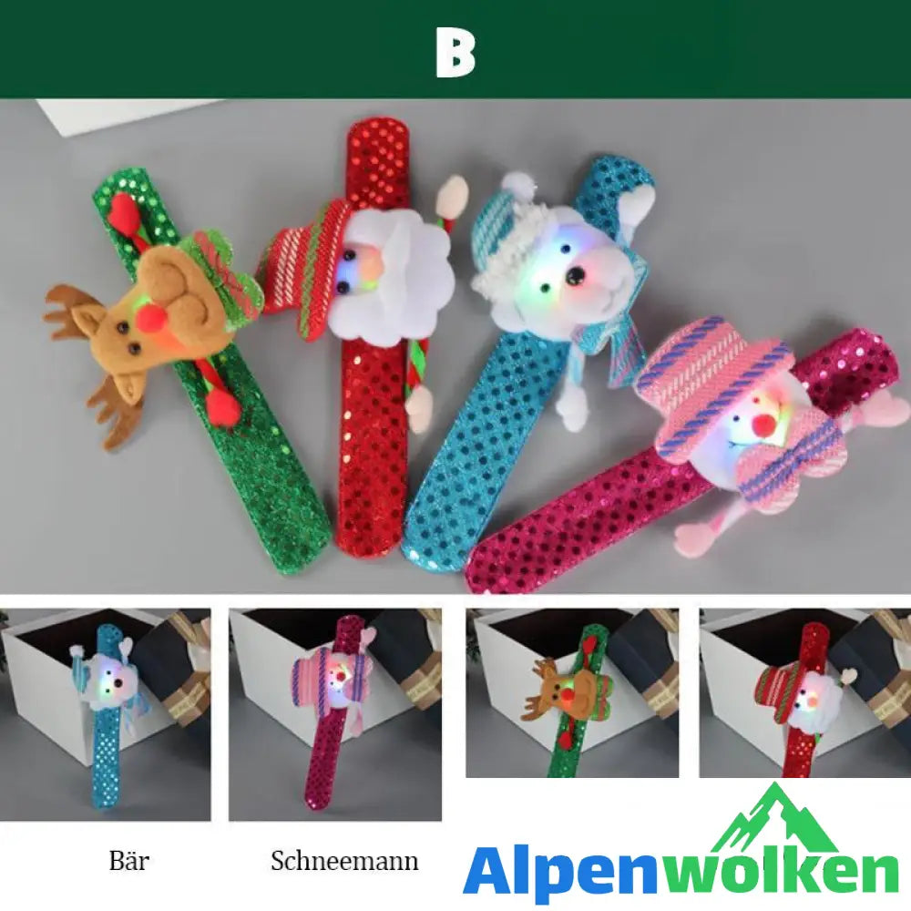 Alpenwolken - Weihnachts LED Armband