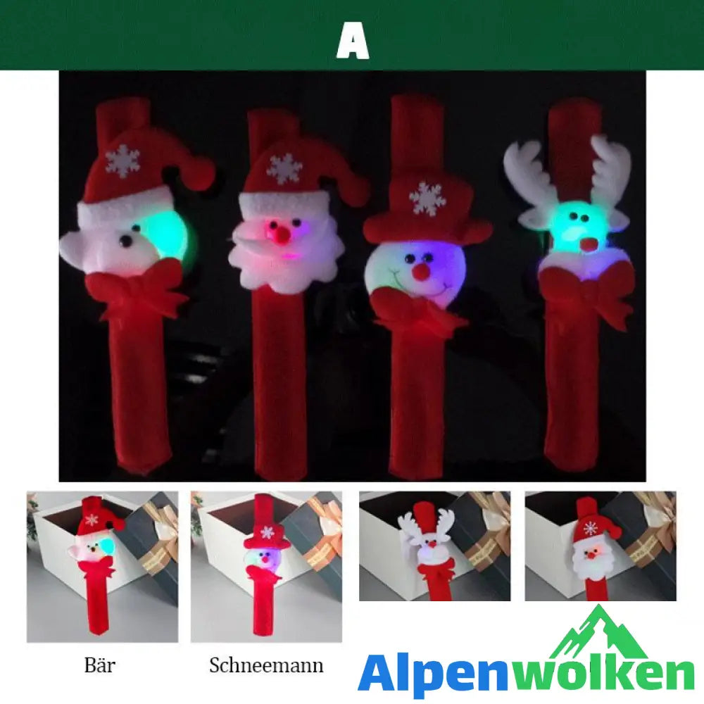 Alpenwolken - Weihnachts LED Armband