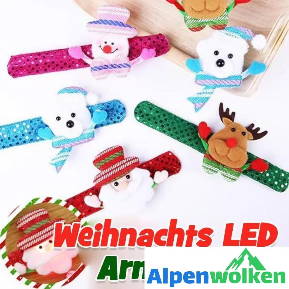 Alpenwolken - Weihnachts LED Armband