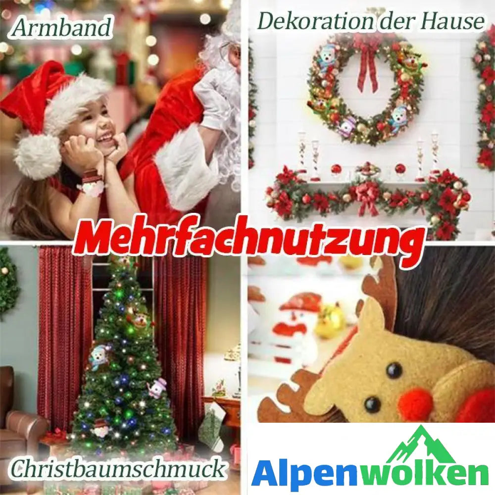 Alpenwolken - Weihnachts LED Armband