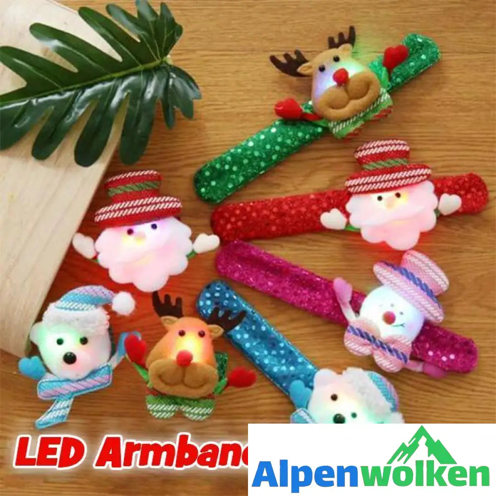 Alpenwolken - Weihnachts LED Armband